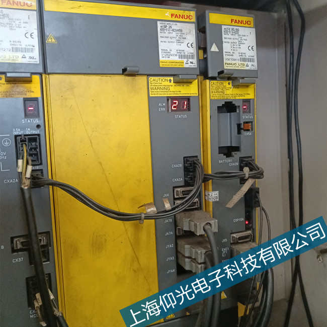 上海發(fā)那科伺服驅(qū)動器報(bào)警444 608 怎么解決